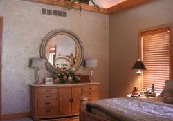 newly painted bedroom